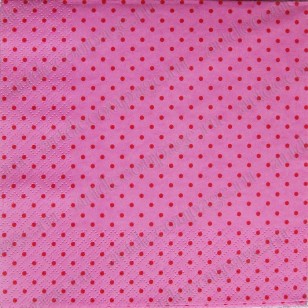 Салфетки для декупажа с орнаментом, Крап, розовый, 33х33 см - магазин АртДекупаж